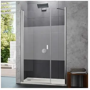 HÜPPE Design pure Porte battante, avec élément annexe, pour niche, 8P7... pas cher