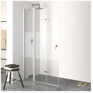 HÜPPE Design pure Porte pliante, avec élément fixe, pour accès d'angle...Vendu parreuter