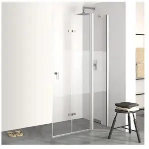 HÜPPE Design pure Porte pliante, avec élément fixe, pour accès d'angle...Vendu parreuter
