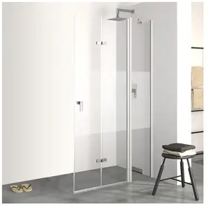 HÜPPE Design pure Porte pliante, avec élément fixe, pour accès d'angle...Vendu parreuter