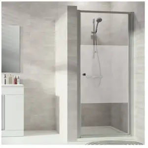 Hüppe - Alpha 2 Porte Battante, En Niche, 700x1900mm, Cadre