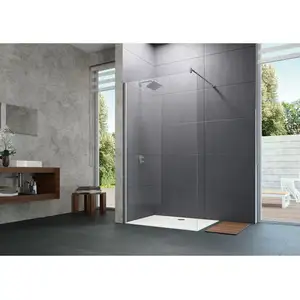 HÜPPE Design pure Paroi latérale, pour porte coulissante, 8P1101087321, 8P1101Vendu parreuter