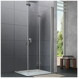 HÜPPE Design pure Porte pliante, pour accès d'angle, pour niche, pour paroi latérale, 8P0906087321, 8P0906