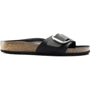 Birkenstock Sandales Madrid Big Buckle Oiled Natural Leather pas cher