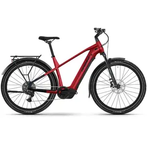 Comparateur de prix : Vélo électrique Haibike Trekking 7 High i800Wh Shimano CUES U6000 rouge - L