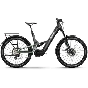 Vélo électrique Haibike Adventr 11 LOW ABS i800Wh Shimano Deore XT gris noir - M pas cher