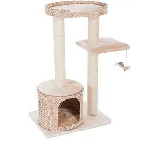 zooplus Exclusive Arbre à chat Natural Home II beige pas cher