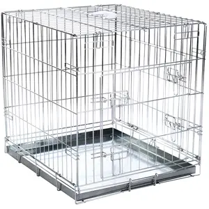 zooplus Exclusive Cage Double Door pour chien / chat l55 P63 H61 cm - Cage métallique pour ChienVendu parzooplus