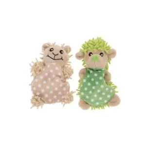zooplus Exclusive lot de 2 jouets Hérisson et Mouton Moppi avec menthe à chatVendu parzooplus
