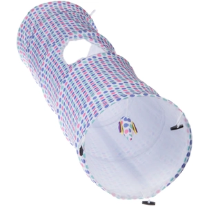 Tunnel de jeu Dottie L 100 x 25 cm de diamètre - pour chat pas cher