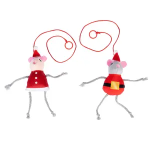 TIAKI Accroche-porte Couple de souris de Noël Set de 2 chatsVendu parzooplus