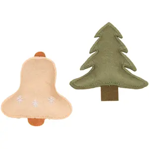 TIAKI Set de jouets pour chats Arbre de Noël & Jeu de 2 clochettesVendu parzooplus