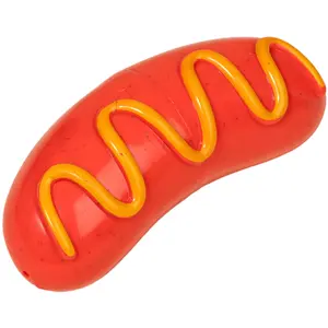 TIAKI Jouet à mâcher ultra-résistant Hotdog Ø6,5x15cm chien pas cher