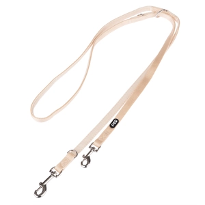 Laisse TIAKI Mesh, beige pour chien - L 200 cm, l 15 mmVendu parzooplus