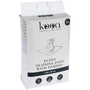Comparateur de prix : Alèses de propreté kooa avec du bambou pour chiot - taille M : L 45 x ...