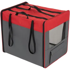 Niche pliable rouge/gris First Class Basic - taille L : l53,5xP79xH66c...Vendu parzooplus
