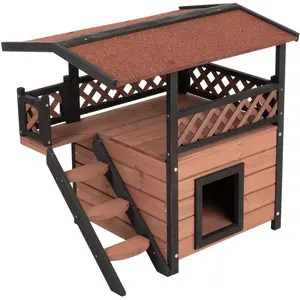 zooplus Exclusive Maisonnette L 77 x l 56,4 x H 72,4 cm - pour chat et petit chienVendu parzooplus