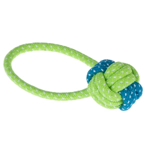 zooplus Exclusive Jouet pour chien Limoen balle & corde Ø6xL20cm chienVendu parzooplus