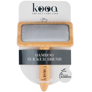 Comparateur de prix : Carde en bambou kooa pour chien et chat - L 15,5 x l 12,2 cm