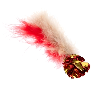 Jouet TIAKI Balle bruissante à plumes pour chat - 1 jouet pas cher