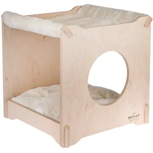 Niche pour chat Mimosa Natural Paradise crèmeVendu parzooplus