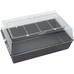 Cage TIAKI Panorama L pour rongeur - L : L 71 x l 46 x H 31,5 cmVendu parzooplus