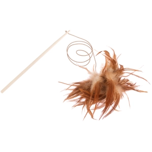Canne à pêche à plumes TIAKI pour chat - 1 canne à pêcheVendu parzooplus