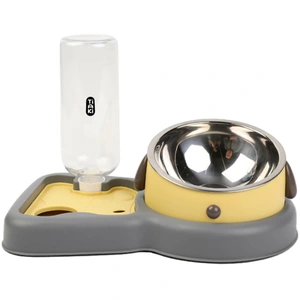 Distributeur d’eau et de nourriture 2-en-1 TIAKI pour chien et chatVendu parzooplus