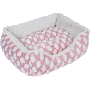 Lit douillet Fluffy zooplus Basics, rose, pour chienVendu parzooplus