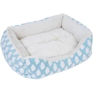 Lit douillet Fluffy zooplus Basics, bleu, pour chienVendu parzooplus