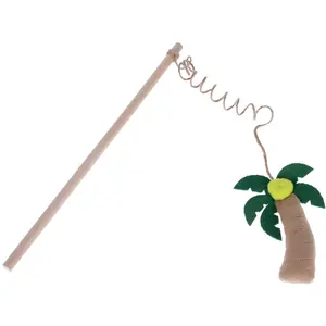 Canne à pêche TIAKI Palmier pour chat - 1 canne à pêcheVendu parzooplus