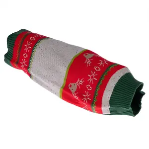 Pull-over renne tricolore pour chien TIAKI XL : 45 cm chien pas cher