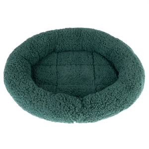 zooplus Exclusive Panier Fluffy 2in1 pour chat et petit chien  - vert foncé : L 50 x l 42 x H 7,5 cmVendu parzooplus
