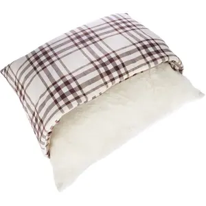 zooplus basics Lit coussin douillet à carreaux pour chien et chat - coussin : L 60 x l 50 x H 15 cmVendu parzooplus