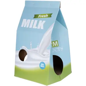 Niche et griffoir TIAKI Brique de lait pour chat   L 33 x l 31 x H 55 cmVendu parzooplus