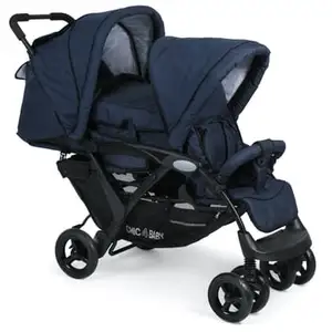 Comparateur de prix : CHIC 4 BABY CHIC 4 BABY 274 52 Poussette Double Duo Bleu Jeans, Bleu - 274 52
