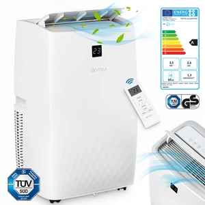 VESKA Climatiseur mobile 12000 BTU/h (3.500 Watt) - Climatiseur mobile...