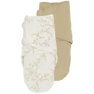 Meyco Couverture d'emmaillotage bébé Branches uni sableVendu paramazon