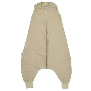 MEYCO Surpyjama bébé mousseline de coton uni sand