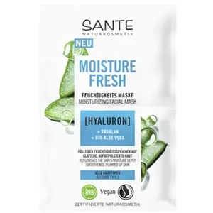 Comparateur de prix : SANTE Naturkosmetik Moisture Fresh Masque hydratant à l'acide hyaluron...