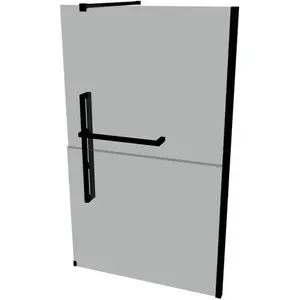 Duplo pure Walk-In Paroi latérale 4 coins 1 partie, - Hüppe pas cher