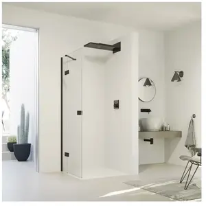 HÜPPE SolvaPro Porte battante, avec élément fixe, pour niche, pour par... pas cher