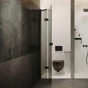 HÜPPE SolvaPro Porte battante, avec élément fixe, pour niche, pour par... pas cher