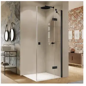 HÜPPE Solva Porte battante, avec élément fixe, pour accès d'angle, S21... pas cher