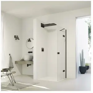 HÜPPE SolvaPro Porte battante, avec élément fixe, pour accès d'angle, ... pas cher
