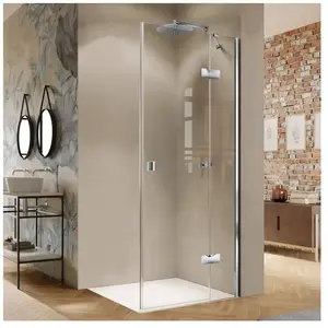 HÜPPE Solva Porte battante, avec élément fixe, pour accès d'angle, S21... pas cher