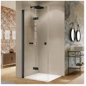 HÜPPE Solva Porte pliante, pour niche, pour paroi latérale, S205121233...Vendu parreuter