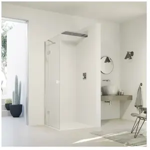 HÜPPE SolvaPro Porte battante, avec élément fixe, pour niche, pour par... pas cher