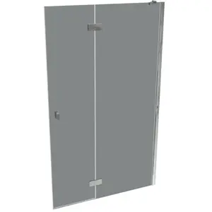 HÜPPE SolvaPro Porte battante, avec élément fixe, pour niche, pour par... pas cher