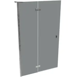 HÜPPE SolvaPro Porte battante, avec élément fixe, pour niche, pour paroi latérale, 7T0314092368, 7T0314 pas cher